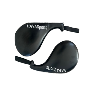 Two Kick Pads x2, black with HAVASports in white on each, are positioned parallel to each other on a white background.