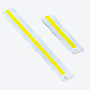The Running Hydration Belt features two white and yellow strips.